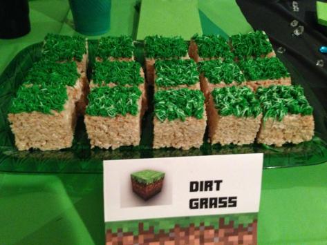 Minecraft Dirt Grass Sign Tent 