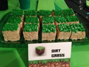 Minecraft Dirt Grass Recipe, Minecraft Birthday, Minecraft Party, Minecraft Party Idea, Minecraft Food